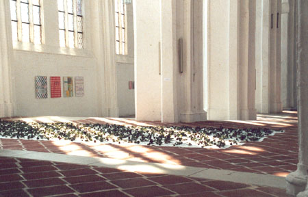 Installation -Geschichten- in der St. Petri Kirche, Lbeck 2000