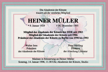 Heiner Mller