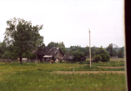 Fahrt von St. Petersburg nach Ladoga zum Ladogasee im Sommer 2000